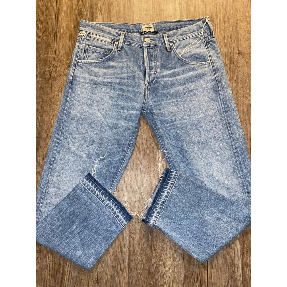 Citizens of Humanity Premium Vintage Lightwash Capris, Size 27